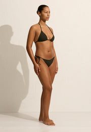 String Triangle Top - Thyme Crinkle - Matteau